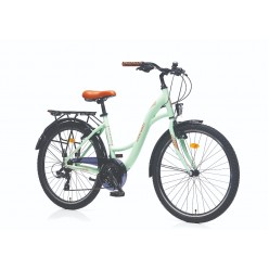 Corelli Glowie 44cm Kadro 26 Jant Yeşil Bakır (green copper) Şehir Bisikleti