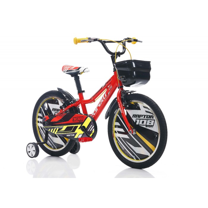 Corelli Raptor Çocuk Bisikleti 20" Jant Kırmızı Siyah Beyaz Corelli Raptor Çocuk Bisikleti 20" Jant Kırmızı Siyah Beyaz