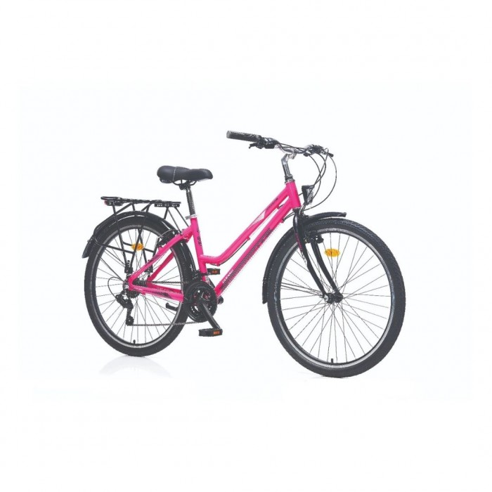 Corelli Shiwers Şehir Bisikleti 16" Kadro 26" Jant Pembe Beyaz Corelli Shiwers Şehir Bisikleti 16" Kadro 26" Jant Pembe Beyaz