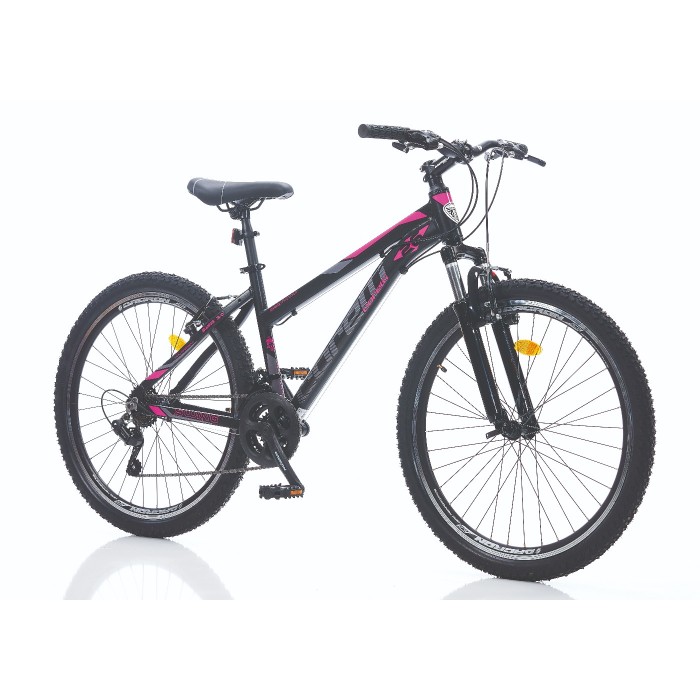 Corelli Swing 3.0 Dağ Bisikleti 16" Kadro 26" Jant Siyah Fuşya Gri Corelli Swing 3.0 Dağ Bisikleti 16" Kadro 26" Jant Siyah Fuşya Gri