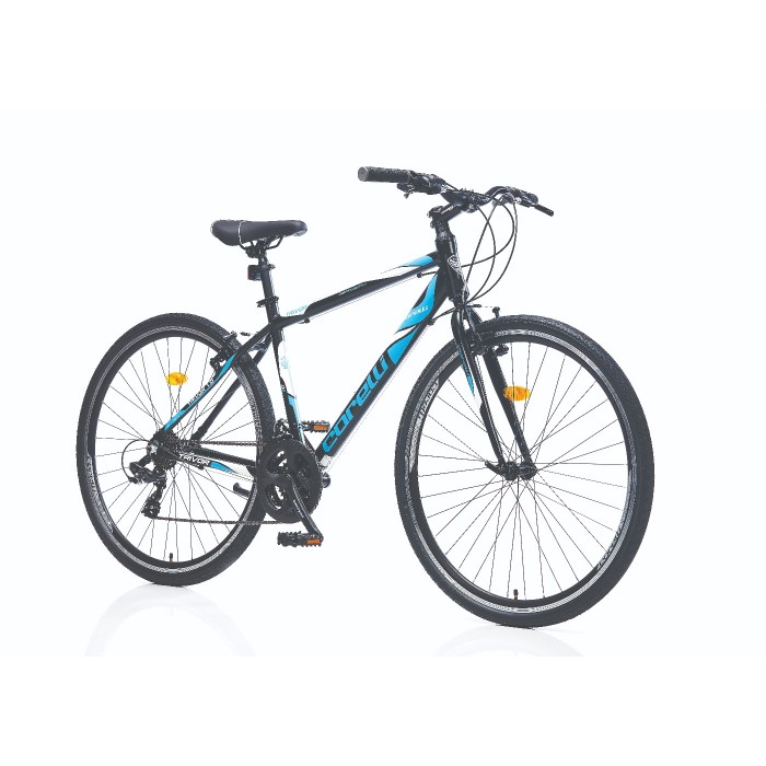 Corelli Trivor 1.0 Siyah Mavi Tur Bisikleti