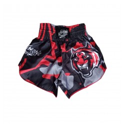 Kaplan Desenli Kick Boks Muay Thai Şortu