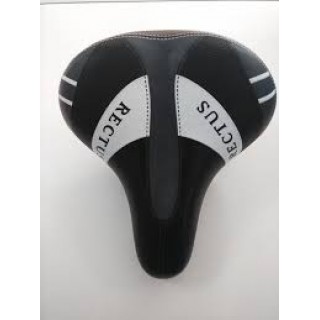 Rectus City Bike Sele Elastomer Yaylı 265 x 220 mm Siyah-Beyaz