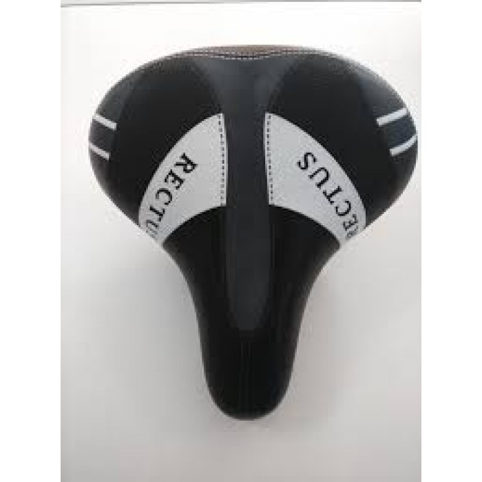 Rectus City Bike Sele Elastomer Yaylı 265 x 220 mm Siyah-Beyaz Rectus City Bike Sele Elastomer Yaylı 265 x 220 mm Siyah-Beyaz