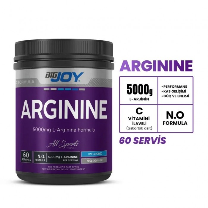 BİG JOY ARGİNİNE POWDER 300 GR BİG JOY ARGİNİNE POWDER 300 GR