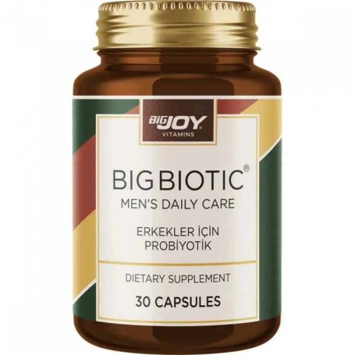 BİG JOY VİTAMİNS MENS BİGBİOTİC 30 KAPSÜL BİG JOY VİTAMİNS MENS BİGBİOTİC 30 KAPSÜL