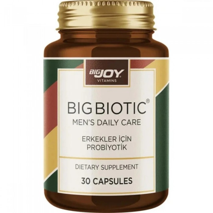 BİG JOY VİTAMİNS MENS BİGBİOTİC 30 KAPSÜL