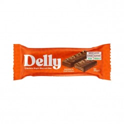 ÇİKOLATA KAPLI BADEMLİ & PORTAKALLI MEYVELİ BAR 12 ADET X 35 GR