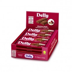 ÇİKOLATA KAPLI YER FISTIKLI & VİŞNELİ MEYVELİ BAR 12 ADET X 35 GR