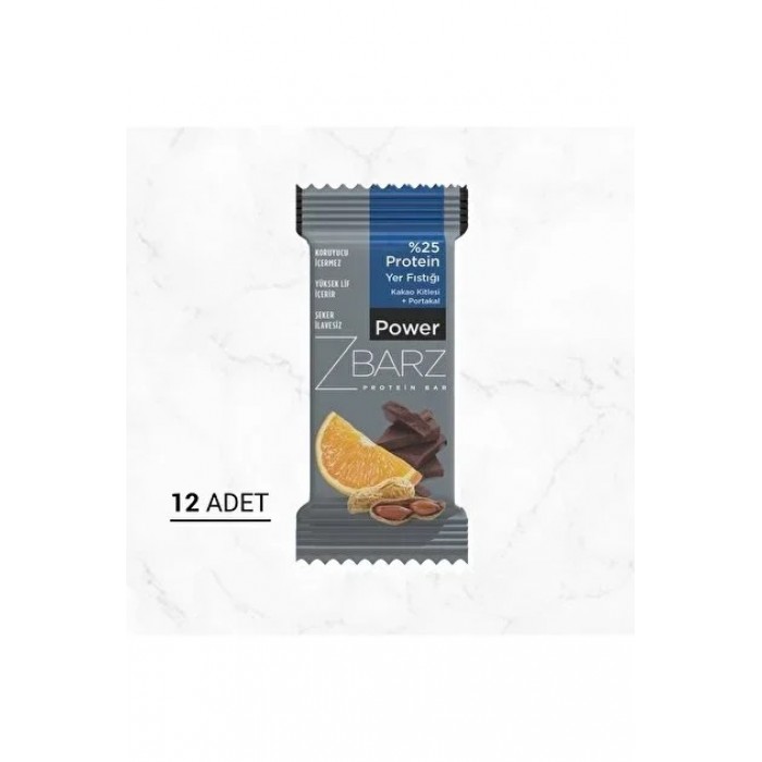 ZBARZ Power Yer Fıstıklı Protein Bar ZBARZ Power Yer Fıstıklı Protein Bar