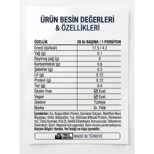 DR.PAN BBQ SOS DÜŞÜK KALORİLİ ŞEKERSİZ 260GR