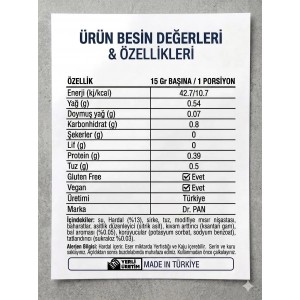 DR.PAN HARDAL ŞEKERSİZ 260 GR