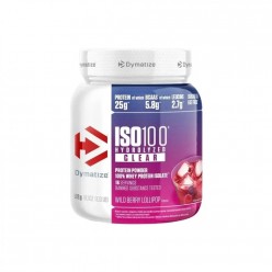 DYMATİZE ISO-100 HYDROLIZED CLEAR WHEY WİLD BERRY LOLLİPOP 512 GR