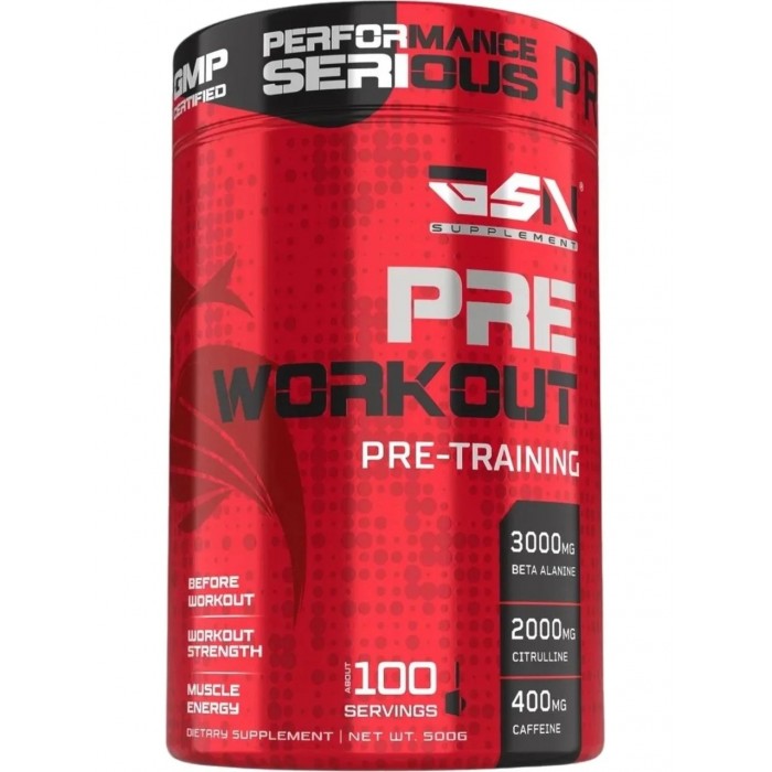 GSN PREWORKOUT ULTRA PERFORMANCE SERİES 500 GR100 SERVİS