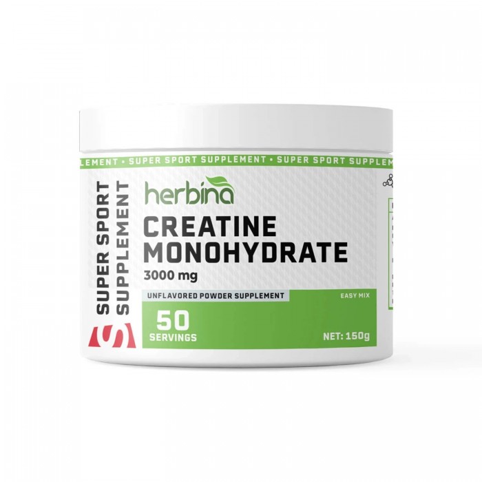 HERBİNA CREATİNE MONOHİDRAT 3000 MG 150 GR