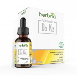 HERBİNA D3K2 VİTAMİN DAMLA 1000 IU – 20 ml