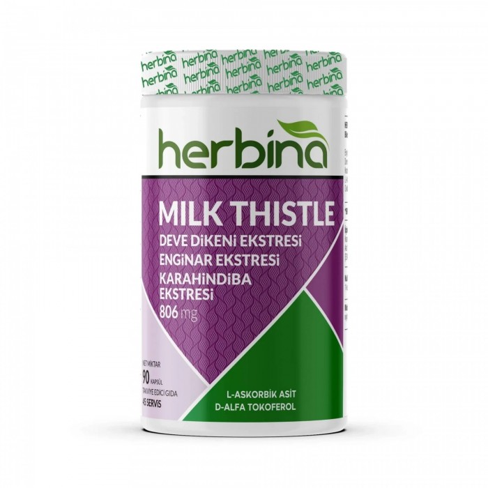 HERBİNA MİLK THİSTLE 90 KAPSÜL HERBİNA MİLK THİSTLE 90 KAPSÜL
