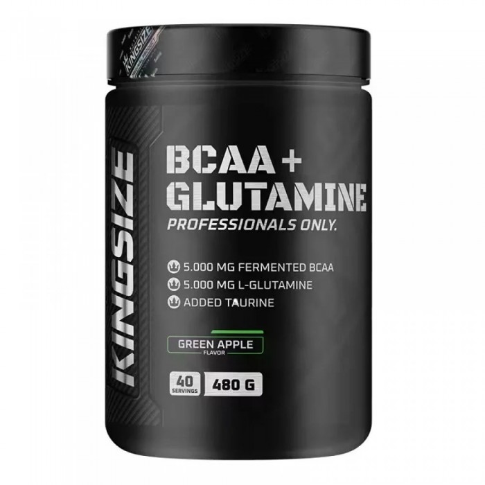 KİNGSİZE NUTRİTİON BCAA + GLUTAMINE 480 GR YEŞİL ELMA