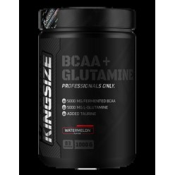 KINGSIZE NUTRITION BCAA + GLUTAMINE POWDER 1000 G