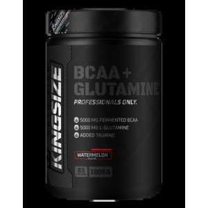 KINGSIZE NUTRITION BCAA + GLUTAMINE POWDER 1000 G