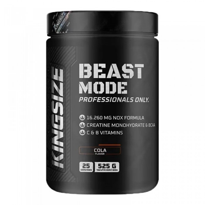 KİNGSİZE NUTRİTİON BEAST MODE 525 GR KOLA