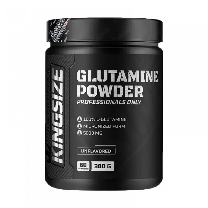 KİNGSİZE NUTRİTİON GLUTAMINE POWDER 300 GR AROMASIZ