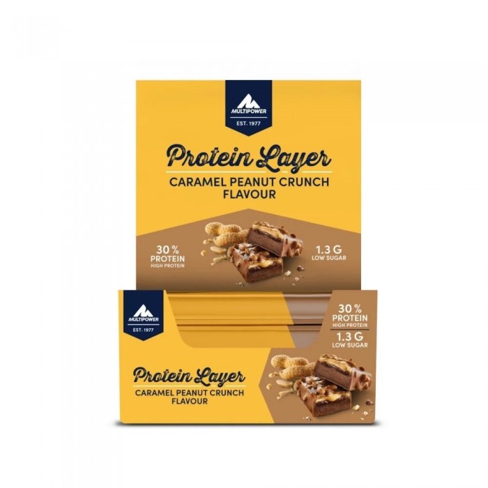 MULTİPOWER PROTEİN LAYER BAR(50 GR) - 18 ADET PEANUT CARAMEL MULTİPOWER PROTEİN LAYER BAR(50 GR) - 18 ADET PEANUT CARAMEL