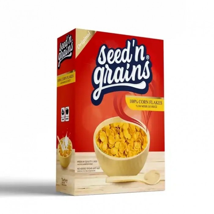 SEED'N GRAİNS ŞEKERSİZ CORN FLAKES 300 GR