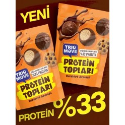 SÜTLÜ ÇİKOLATA KAPLAMALI PROTEİN TOPLARI